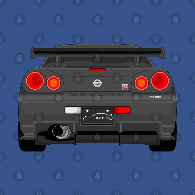 GTR R34 DARK-GREY by VENZ0LIC