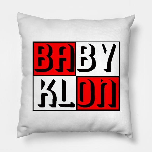 baby klon Pillow by keepsmileegalery