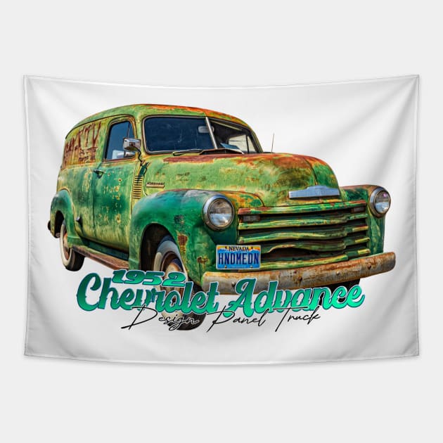 1952 Chevrolet Advance Design Panel Truck Tapestry by Gestalt Imagery