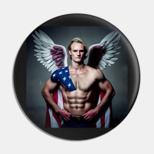 United States of America as a Superhero #2 Pin