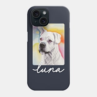 Luna was a good dog Phone Case