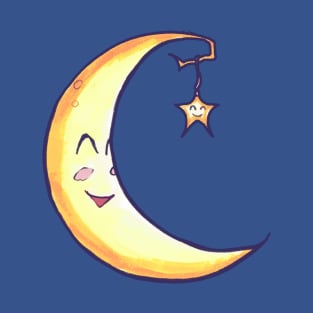 Good Night Moon Cartoon T-Shirt