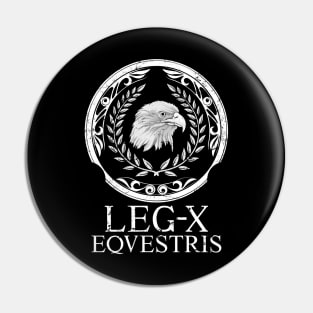 Legio X Equestris Roman Legionary Emblem Pin