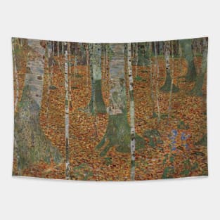 Birch Forest by Gustav Klimt Tapestry