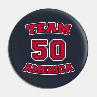 Go Team America! Pin