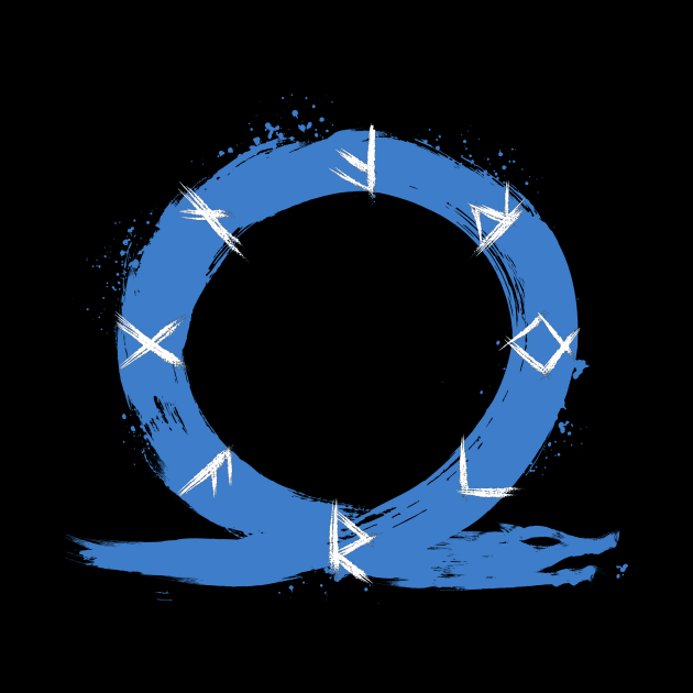 Blue Omega Symbol by DrMonekers