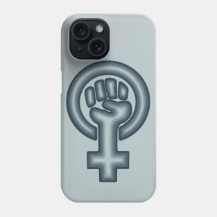 Denim Blue Feminist Symbol Phone Case