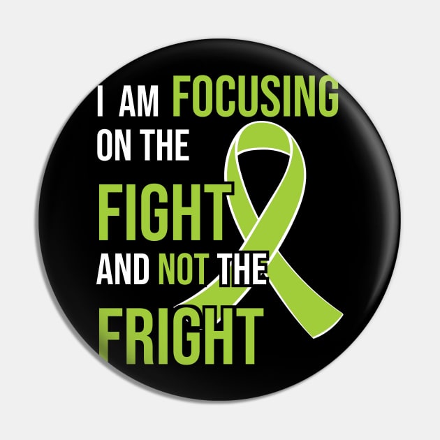 Lymphoma Cancer Awareness Ribbon for a Cancer Survivor Pin by jkshirts