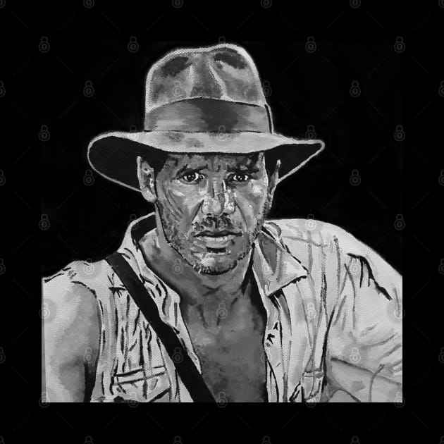 Indiana Jones by drawingsbymegsart