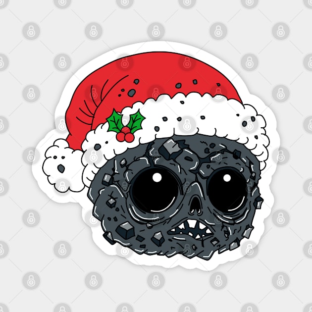 Cute Christmas Coal Magnet by H. R. Sinclair