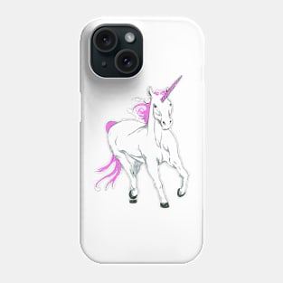 Unicorn Pink Hair Phone Case