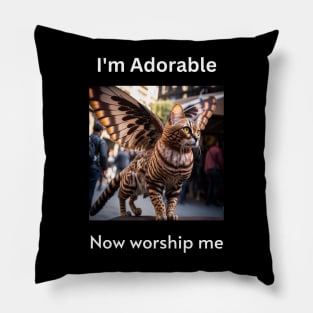 Cat worship Pillow