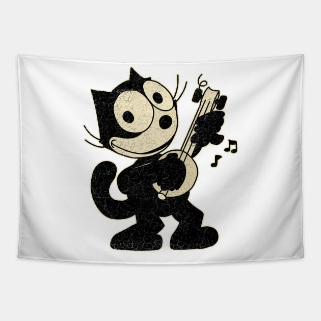 Felix The Cat A Whimsical Walk Down Animation Lane Tapestry by Quotes About Stupid People