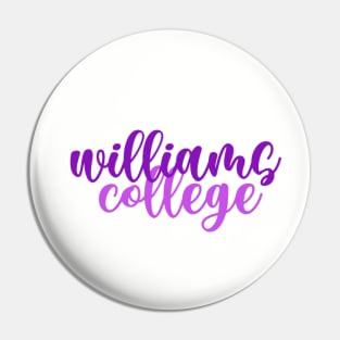 williams college (purple) Pin