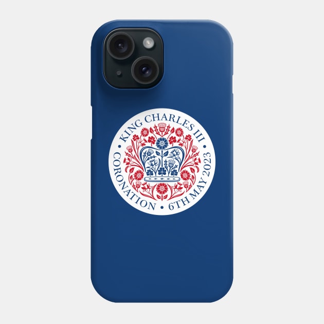 King Charles III Official Coronation Emblem Phone Case by NattyDesigns