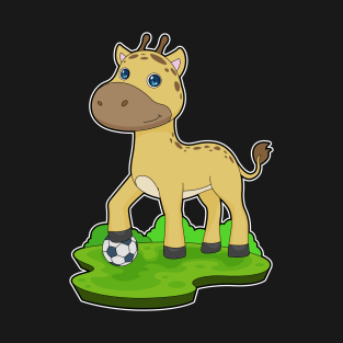 Giraffe Soccer player Soccer T-Shirt