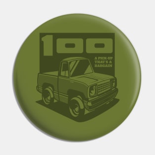 Citron Green - D-100 (1978 - White-Based - Ghost) Pin