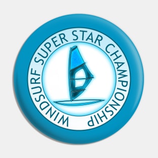 Windsurf Super Star Pin