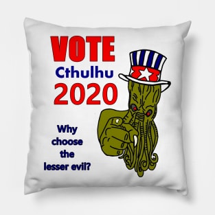 Vote Cthulhu 2020 Pillow