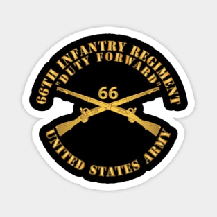 66th Infantry Regiment - Duty Forward w Infantry Br X 300 Magnet
