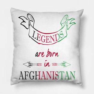 Legends Are Born in Afghanistan Pillow