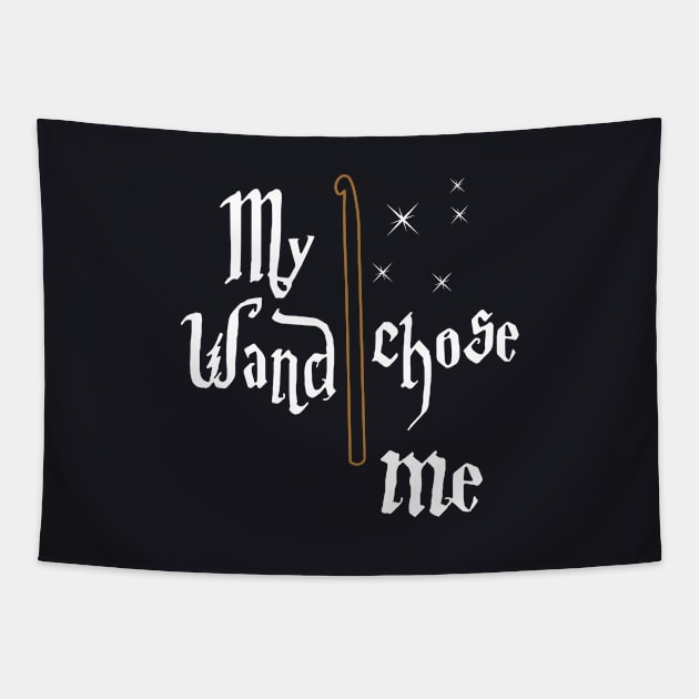 My Wand Chose Me Daughter Son Tapestry by erbedingsanchez