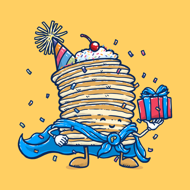 Captain Birthday Pancake by nickv47