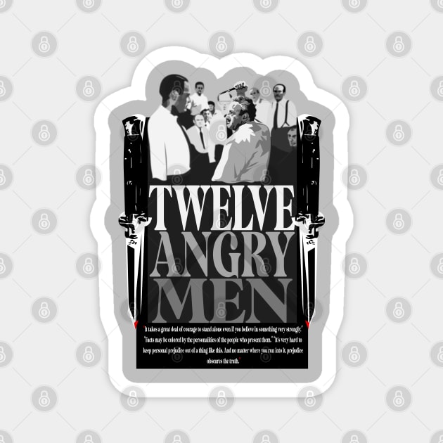 12 Angry Men Magnet by WaltTheAdobeGuy