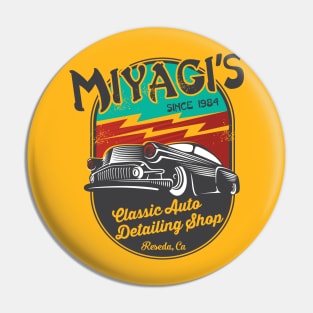 Miyagi's Classic Auto Detailing Shop Pin