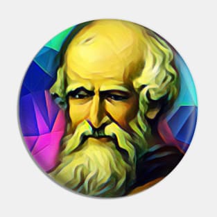 Archimedes Colourful Portrait | Archimedes Artwork 7 Pin