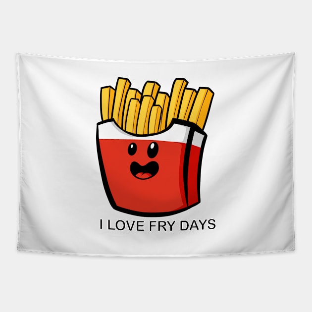 FryDays Tapestry by Art by Nabes