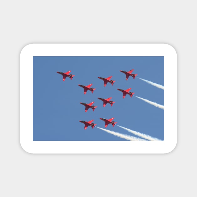 Red Arrows Magnet by CGJohnson