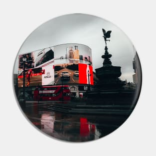 Rainy Piccadilly Circus - London Pin