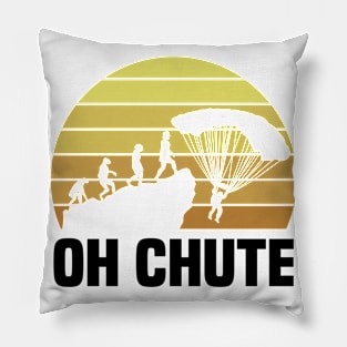 Skydiving Skydiver Parachuting Parachute Skydivers Pillow