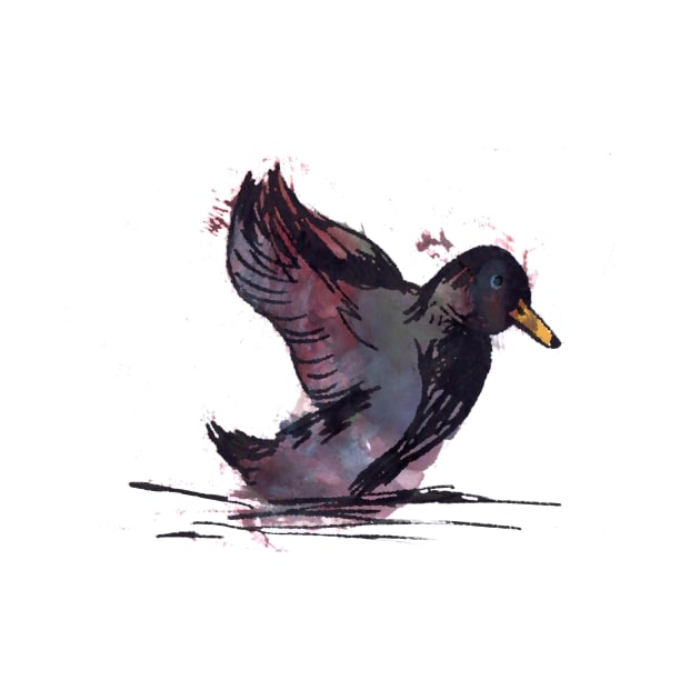 Paddling Duck by drknice
