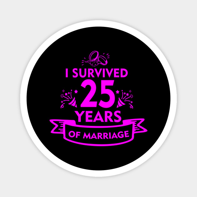 25th Anniversary Gift For Husband Or Wife 25th Wedding Anniversary Magnet Teepublic Au 25th Anniversary Gift For Husband Or Wife 25th Wedding Anniversary Magnet Teepublic Au