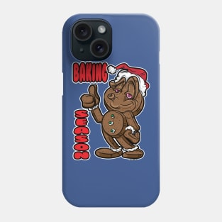 Gingerbread Man Baking Season with thumbs up ew Phone Case