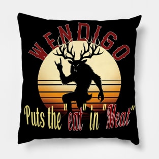Mythical Wendigo: A Folklore Feast Pillow