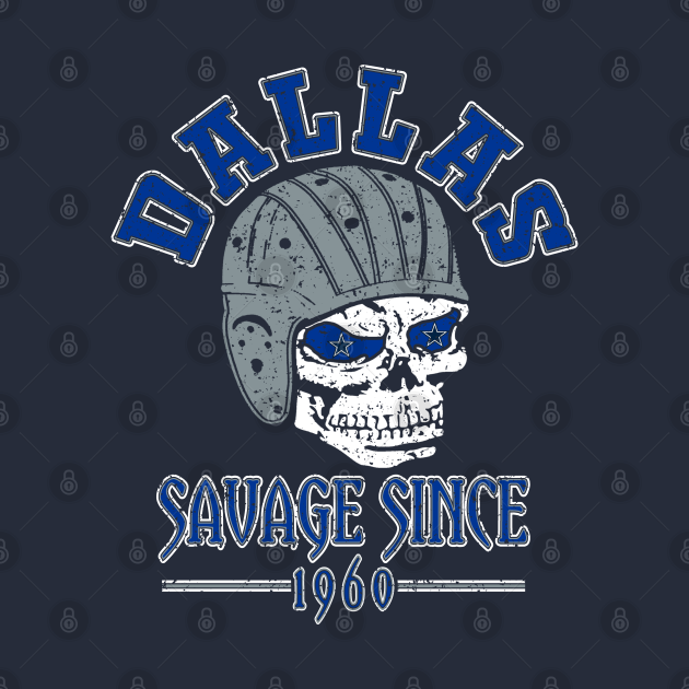 Disover Dallas Football Savage Since 1960 60 Years Anniversary - Dallas Cowboys Football Team - T-Shirt