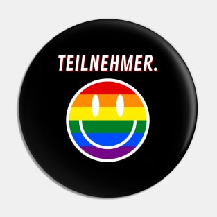 Smile Techno Teilnehmer Psy Party Feier swag witzig Pin