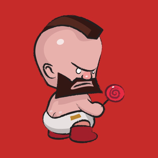 Street Fighter Babies: Zangief by ohshirtdotnet