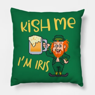 Funny Kiss Me I'm Irish Pillow