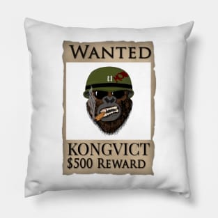 Wanted Kongvict Gorilla Pillow