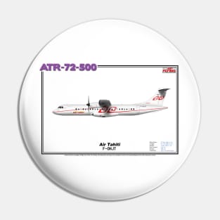 Avions de Transport Régional 72-500 - Air Tahiti (Art Print) Pin