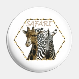 Safari Design, giraffe, zebra, African animals Pin