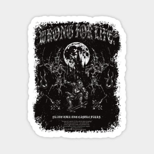 Medieval Skate Knight Magnet