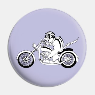 Chipmunk Rider Pin