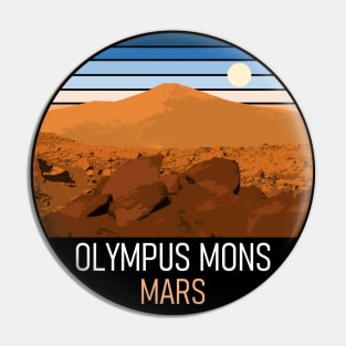 Olympus Mons Mars Vintage Ad Pin