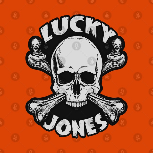 Lucky Jones Skull for Light Colored Shirts by ShredBeard