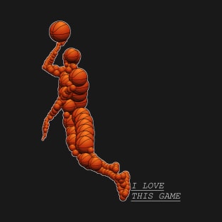 basket i love this game T-Shirt